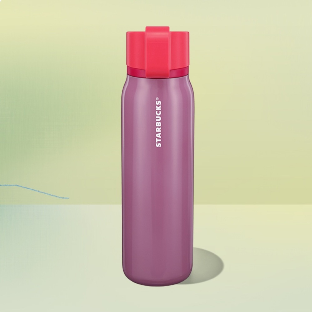 STARBUCKS Plum Water Bottle 20 oz.
2025 Spring-Stainless steel w/straw & handle